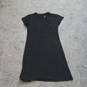 Market & Spruce Black T-Shirt Dress